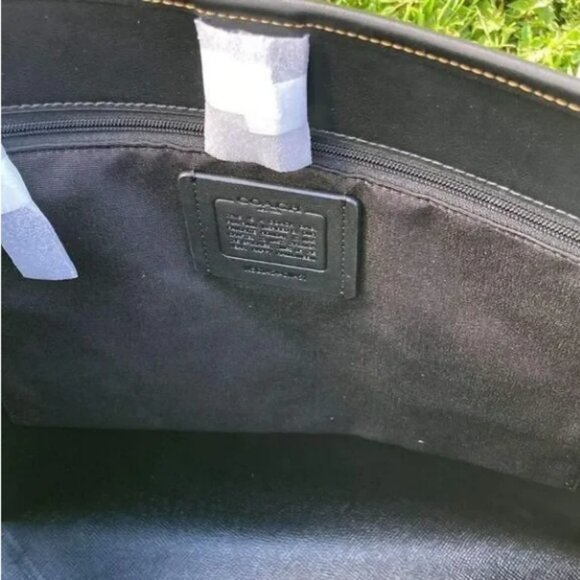 Coach City Tote In Signature Canvas With Halloween Print - Picture 6 of 6